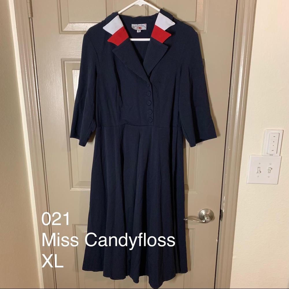Miss Candyfloss - limited edition navy dress